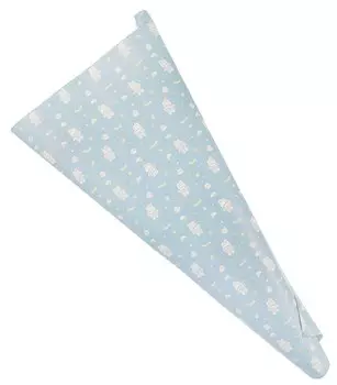 Бумага упаковочная 70*100см "Зайчики в космосе" инд.уп.