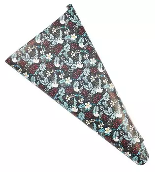 Бумага упаковочная 70*100см "Зимнии цветы" НГ инд.уп.