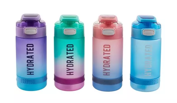 Бутылка Hydrated градиент (пастель) (пластик) (550мл) (12-7664-BT4), Bookvalno