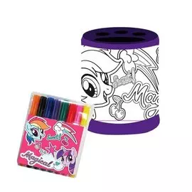 Centrum, Набор раскрась подставку My Little Pony (фломастеры 12 цветов, подставка)