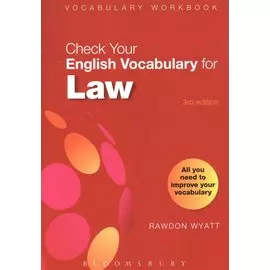 Check Your English Vocabulary for Law