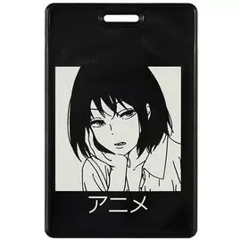 Чехол для карточек Аниме Девушка (Дзе) (ДГ2021-304)