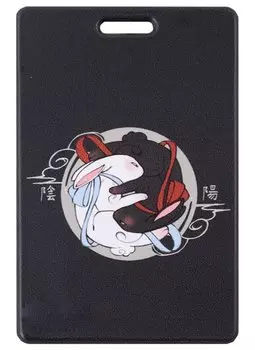 Чехол для карточек Аниме Кролики Инь и ян