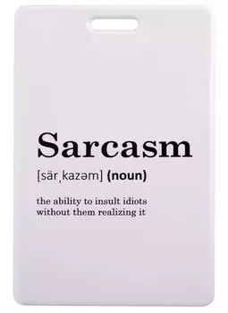 Чехол для карточек Sarcasm (словарь)