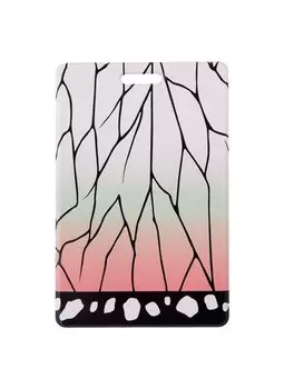 Чехол для карточек вертикальный Аниме Паттерн, градиент бабочка)