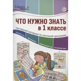 Что нужно знать в 1 классе: наглядный материал по школьной программе