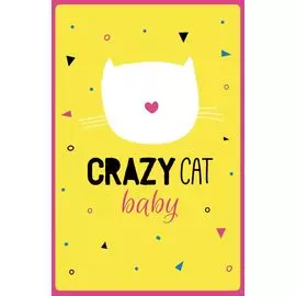 Crazy cat baby (А5)