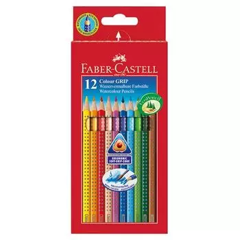 Карандаши цветные Faber-Castell, Grip, 12 цветов