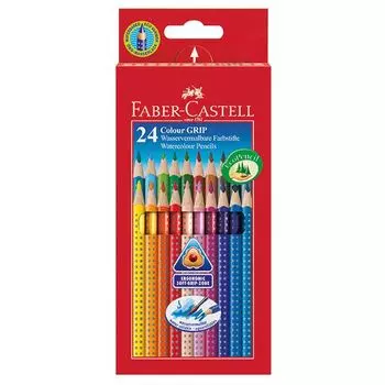 Цветные карандаши GRIP 2001, набор цветов, в картонной коробке, 24 шт.