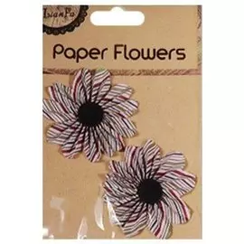 Набор для творчества Декоративные элементы цветы бумажные, 2шт, в асс.