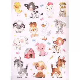 Декоративные наклейки "На ферме"