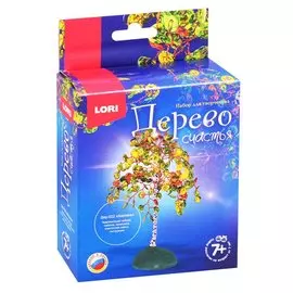 Набор для творчества LORI Плетение из бисера и пайеток Дерево счастья Берёзка Дер-022