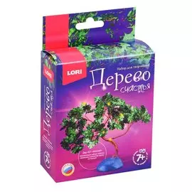 Набор для творчества LORI Плетение из бисера и пайеток Дерево счастья Бонсай Дер-021