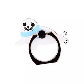 Держатель-кольцо для телефона Нерпа (металл) (коробка)