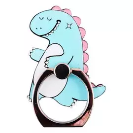 Держатель-кольцо для телефона Динозаврик с улыбкой (металл) (коробка)