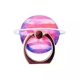 Держатель-кольцо для телефона Планета (металл) (коробка)