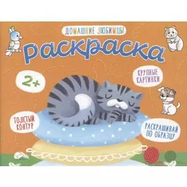 Домашние любимцы. Раскраска