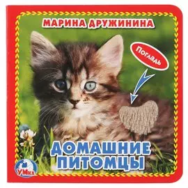 Домашние питомцы (Книжка-картонка с тактилом)