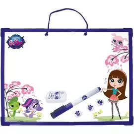 Доска "Пиши-стирай" Littlest Pet Shop (маркер+губка+3 магнита) 42х30,5х1 см, LPCB-US1-Z150098