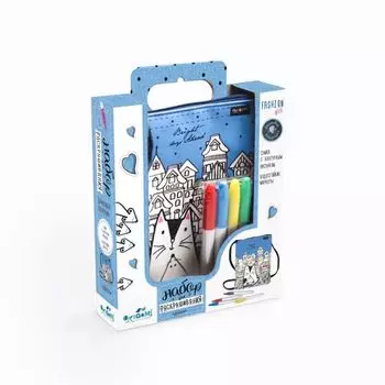 Джинсовая коллекция. Сумка прогулочная для раскрашивания. Друзья. Арт.04018