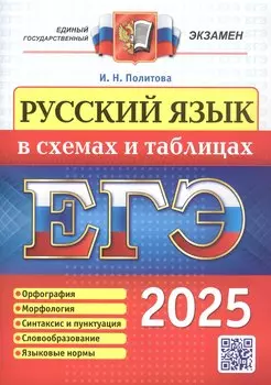ЕГЭ 2025. Русский язык в схемах и таблицах. Орфография. Морфология. Синтаксис и пунктуация. Словообразование. Языковые нормы