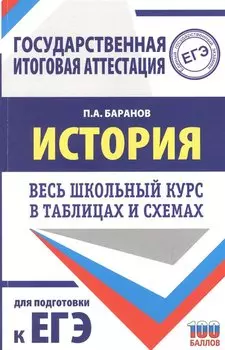 ЕГЭ. История. Весь школьный курс в таблицах и схемах для подготовки к единому государственному экзамену