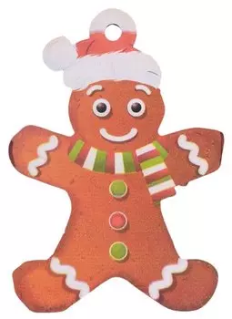 Елочное украшение Печенька (дерево) (7х9) (7772704)