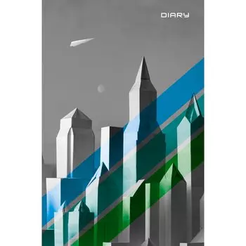 Ежедневник «Город» недатированный, А5, 112 листов