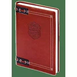 Ежедневник, InFolio/Инфолио (12х17см) 320стр., недатированный Born Free суперобложка, коричневый