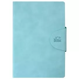 Ежедневник недат. А5 136л "Snap book. No 2" мятный, иск.кожа, интегр.переплет, клапан, офсет, ляссе