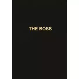 Ежедневник The boss (черный). А5, твердый переплет, золотая матовая фольга, 224 стр.