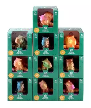 Фигурка 3D Капибара Венера (пластик) (12х11) (115)