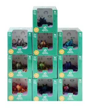 Фигурка 3D Лягушка Аглая (пластик) (9х14) (207)