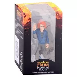 Фигурка коллекционная по мотивам фильма «Майор Гром» Сергей Разумовский (пластик) (13х8) (коробка)