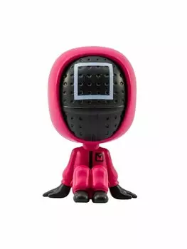 Фигурка с подвижной головой Squid Game, Охранник в маске, YuMe, (6х9х11), (10242)