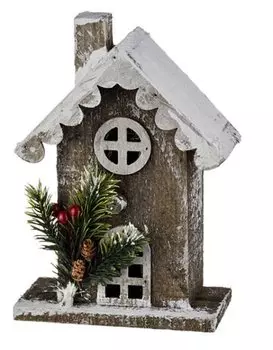 Фигурка Зимний домик (15х8х22) (240-036)