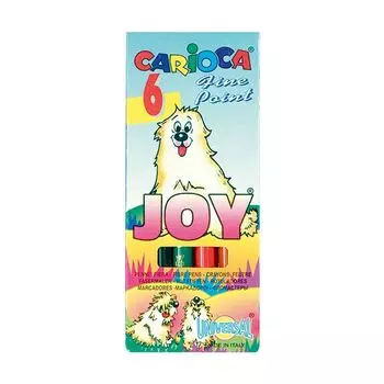 Фломастеры Carioca, Joy, 6 цветов