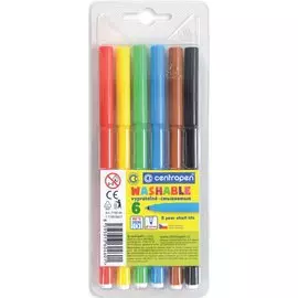Фломастеры Centropen, 6 цветов