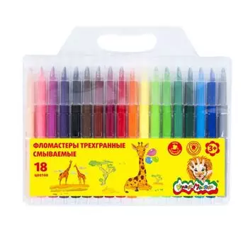 Фломастеры «Каляка-Маляка», 18 цветов