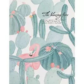 Фотоальбом на 100 фото Фламинго и кактус (10х15) (12-07207-9207)