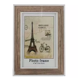 Фоторамка «Светлое дерево с белой каймой», 10 х 15 см