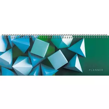 Планинг недат. 56л "Геометрия и цвет" настольный, 7БЦ, глянц.лам, офсет
