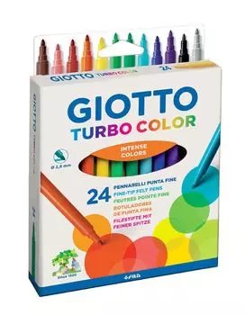 GIOTTO TURBO COLOR Фломастеры 24 цвета