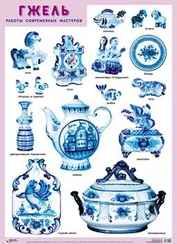 Гжель. Работы современных мастеров 50 х 69