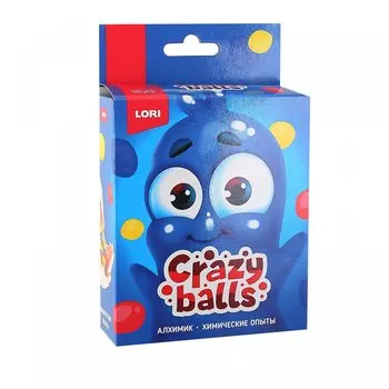 Химические опыты.Crazy Balls "Жёлтый, синий и красный шарики"