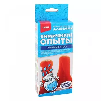 Химические опыты. Пенный вулкан "Красный"