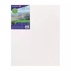 Холст на подрамнике 24*30см грунт., 45%хлоп., 55%лен, среднее зерно, BRAUBERG ART CLASSIC
