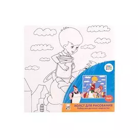 Холст с красками 15х15 "Карлсон"