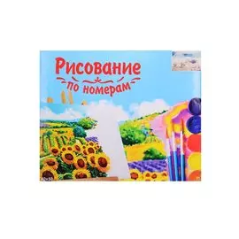 Холст с красками "Рисование по номерам. Волшебный мир" (40х50 см)