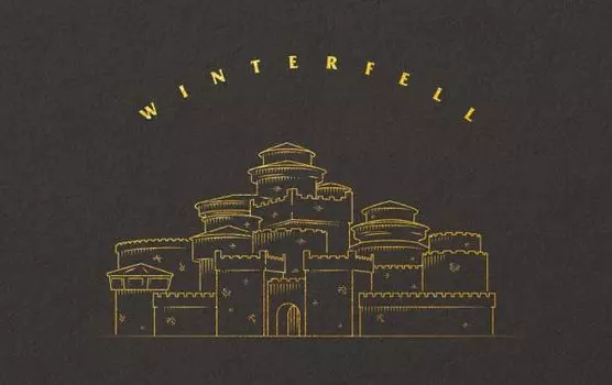 Кардхолдер в форме книжки «Игра Престолов. Винтерфелл»